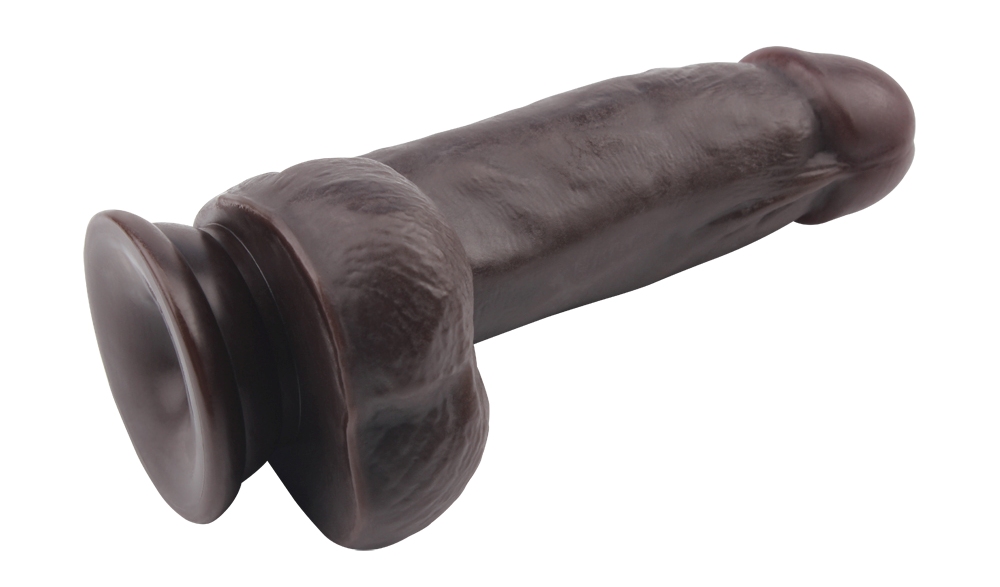 Anti-bacterial, Better-than-real, Strong Suction Cup, Dual D... Chisa - Fashion Dude 6.9" Dildo - Brown photo-6