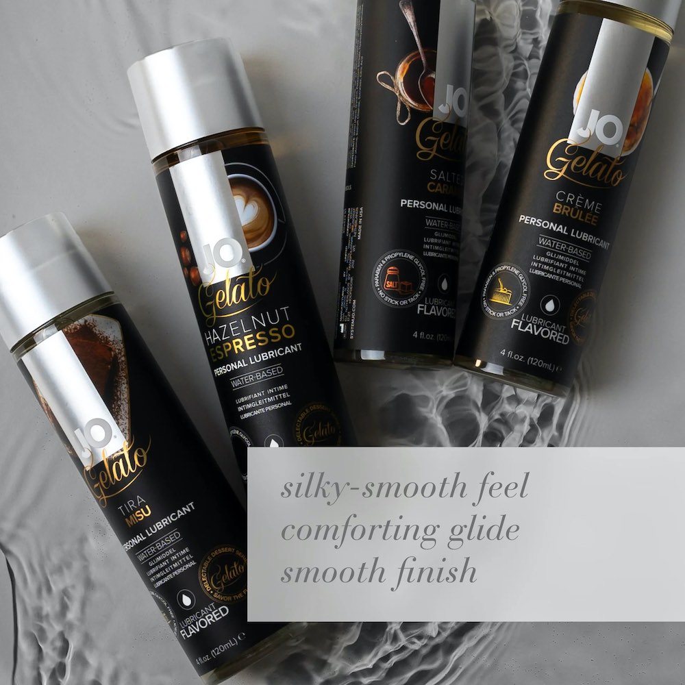 JO® GELATO is a flavored water-based personal lubricant desi... JO - Gelato Creme Brulee Lubricant - 120ml photo-3