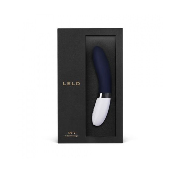 LIV2 丽芙二代是瑞典LELO经典款中型大小振动器LIV的全新改进升级版。触感光滑细腻,通过撩拨人心的感官刺激达到极致... Lelo - Liv 2中型G点/阴蒂两用按摩棒 - 深蓝色 照片-2