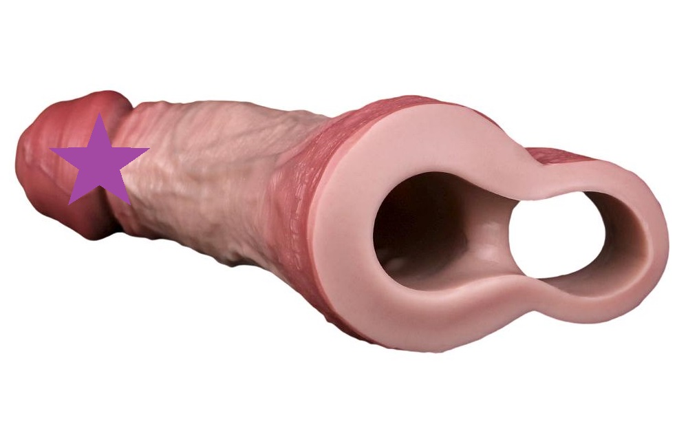 Material: liquid silicone
Head size: 5.2cm
Total length: 21... FAAK - Sauron Realistic Sleeve - Flesh photo-2