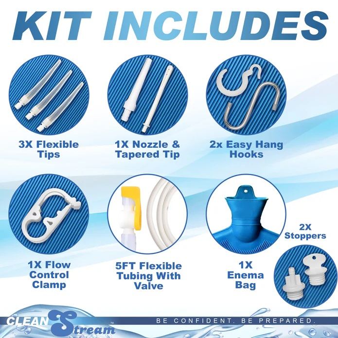 Cleanse your derriere the easy way with this Deluxe Shower E... CleanStream - Deluxe Shower Enema Kit photo-11