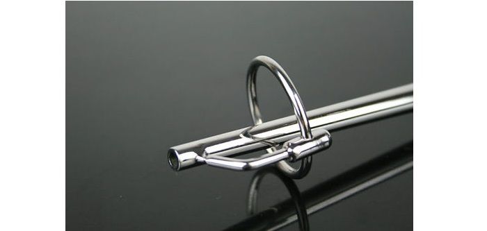 Male Urethral Stretching Bondage, the male may be directly o... XFBDSM - Stainless Steel Urethral Sound Tube photo-4