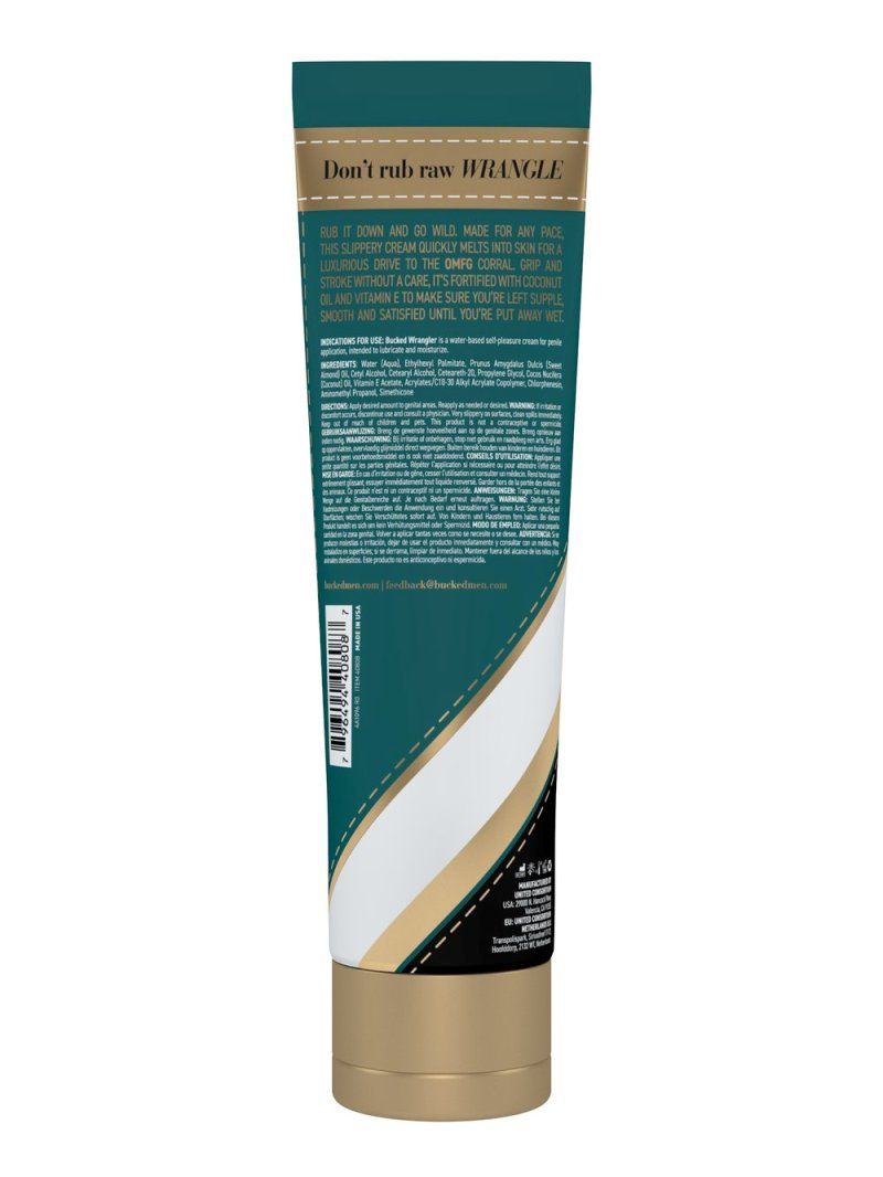 Don’t rub raw. Wrangle.
Bucked Masturbation Cream allows a ... Bucked - Wrangler Masturbation Cream - Water - 120ml photo-2