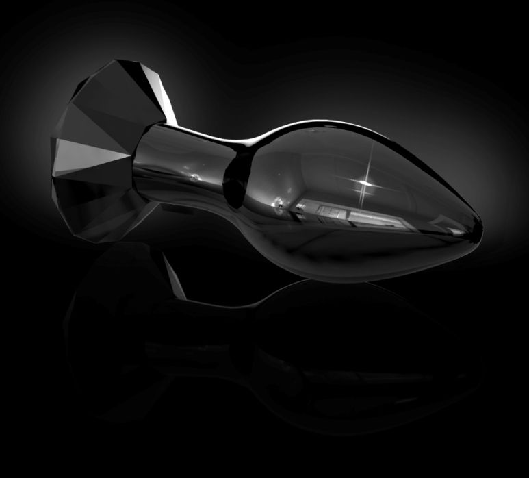 Icicles - 玻璃珠寶款後庭按摩器78號 - 黑色 照片-3