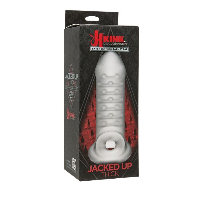 Make it big – slide into the Jacked Up Thick Extender for in... Doc Johnson - Kink Jacked Up Extender With Ball - Thick photo-2