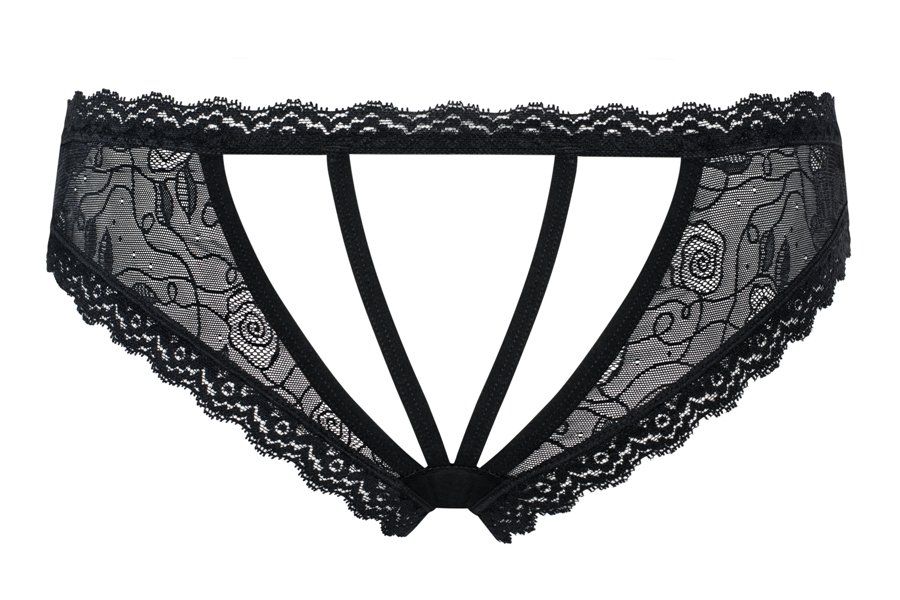 Obsessive - 818-PAN-1 Panties - Black - S/M photo-8