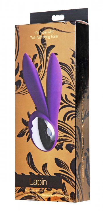This playful bunny features two contact points, for delicate... Inmi - Lapin 10X Silicone Rechargeable Massager - Purple photo-5