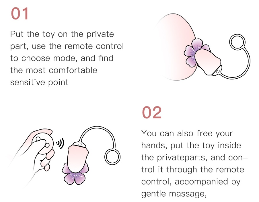 Wireless vibro egg with skin friendly touch feeling, smooth ... Drywell - Scarlett Vibro Egg - White photo-10