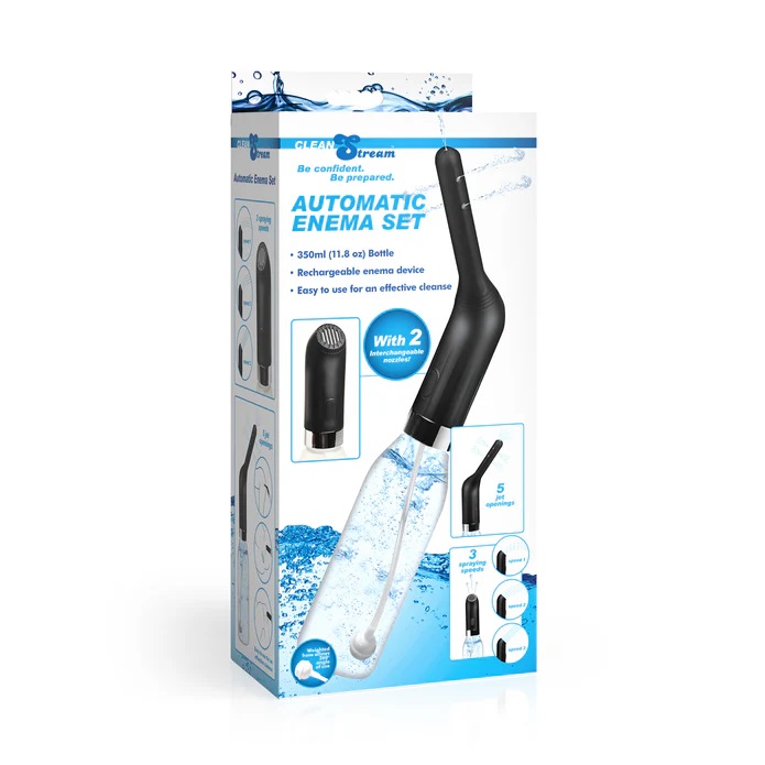 Stay fresh on your travels with our versatile Travel Enema a... CleanStream - Automatic Enema Set - Black photo-7