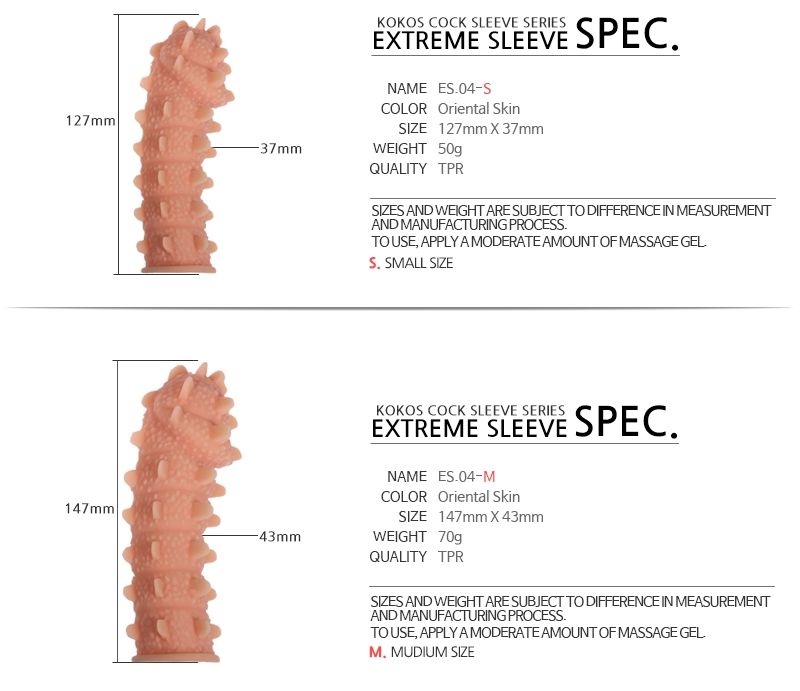 Kokos - Extreme Cock Sleeve 43x145mm photo-8