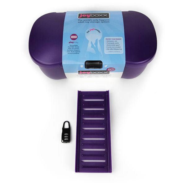 Meet patent pending JOYBOXX with PLAYTRAY; the world's first... Joyboxx - Hygienic Storage System - Purple photo-9