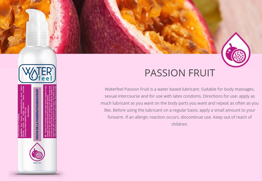 Passion Fruit lubricant is a water based lubricant. Suitable... Waterfeel - Passion Fruit Lube - 150ml photo-2