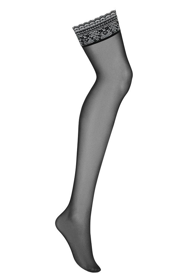 Show off your legs! Wearing these fabulous stockings you are... Obsessive - Picantina Stocking - Black - S/M photo-5