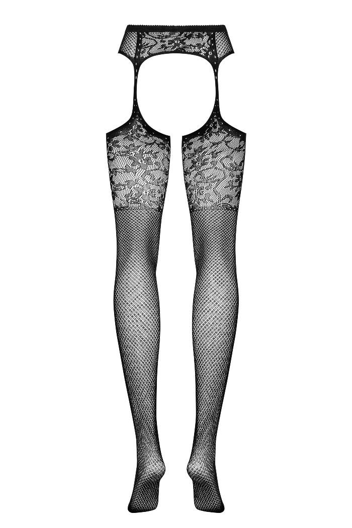 Extravagant combination of stockings and garter belt!
open ... Obsessive - Garter Stockings S211 - Black - S/M/L photo-8