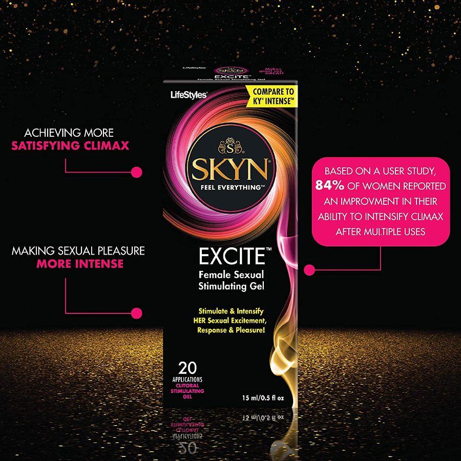 This gel ensures a more pleasurable sexual experience. If us... LifeStyles - SKYN Excite Gel - 15ml photo-2