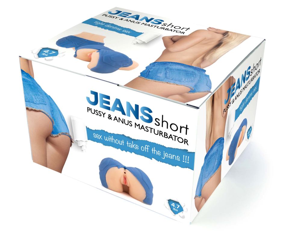 Vaginal or anal sex is yours whenever you want it with the r... Lijoin - Jean 2.2kg Masturbator photo-8