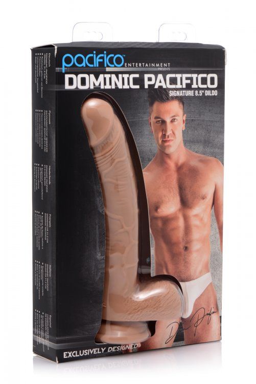 Mount the sturdy cock of this studly star and enjoy all of h... Pacifico Entertainment - Dominic Pacifico Signature Dildo - Flesh photo-5