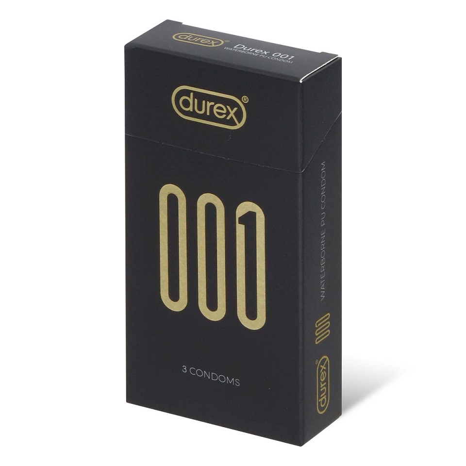 Redefine condom thinness, elevate your experience with partn... Durex - 001 PU Condoms 3's Pack photo-3