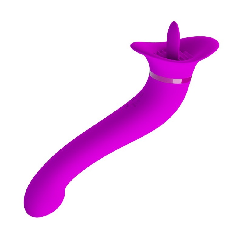 This vibrator and oral sex stimulator provides the user with... Pretty Love - Oral Sex Stimulator Faust - Pink photo-7