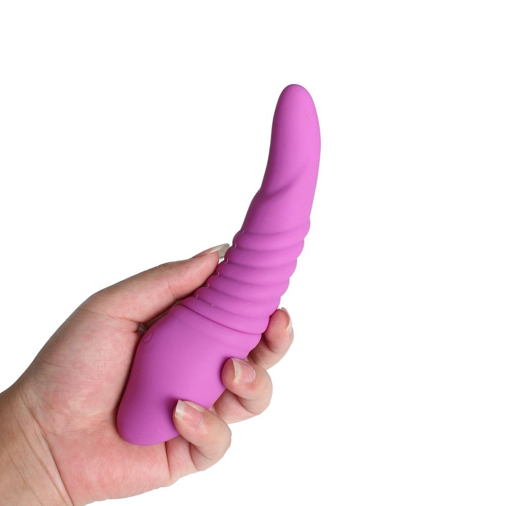 12 frequency female with G point clitoris masturbation stick... Aphrodisia - Finger Fun12-Modes Vibe - Pink photo-8