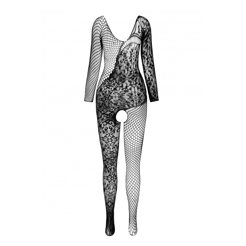 Sexy bodystocking that perfectly fits the figure, emphasizin... Passion - Bodystocking BS107 - Red photo-4