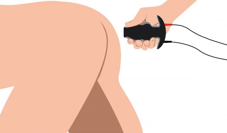 Amplify your anal E-stim experience with this unique butt pl... Zeus Electrosex - Amplifier E-Stim Hollow Butt Plug - Black photo-4