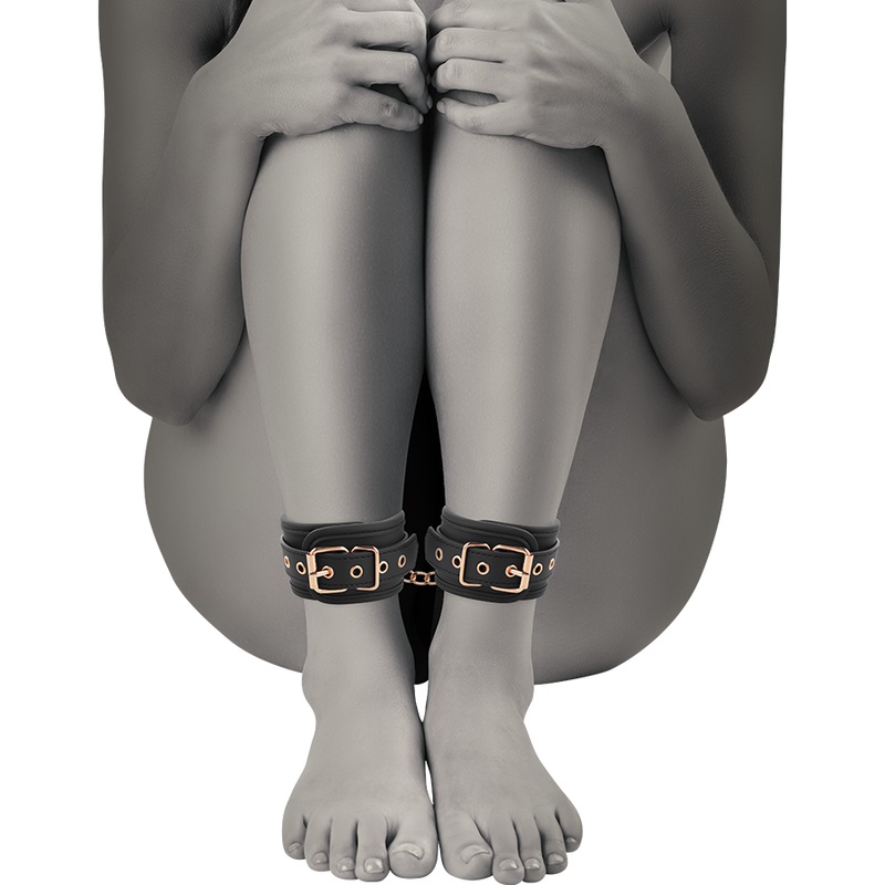 Coquette Fantasy Chic Desire introduces the first vegan leat... Coquette - Vegan Ankle Cuffs - Black photo-2