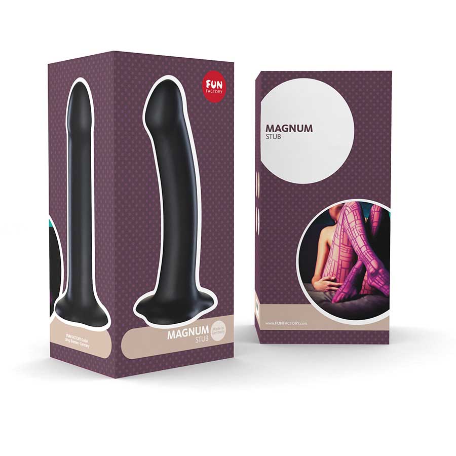 MAGNUM is a dildo for lovers that favor bigger dimensions. W... Fun Factory - Magnum - Black photo-7