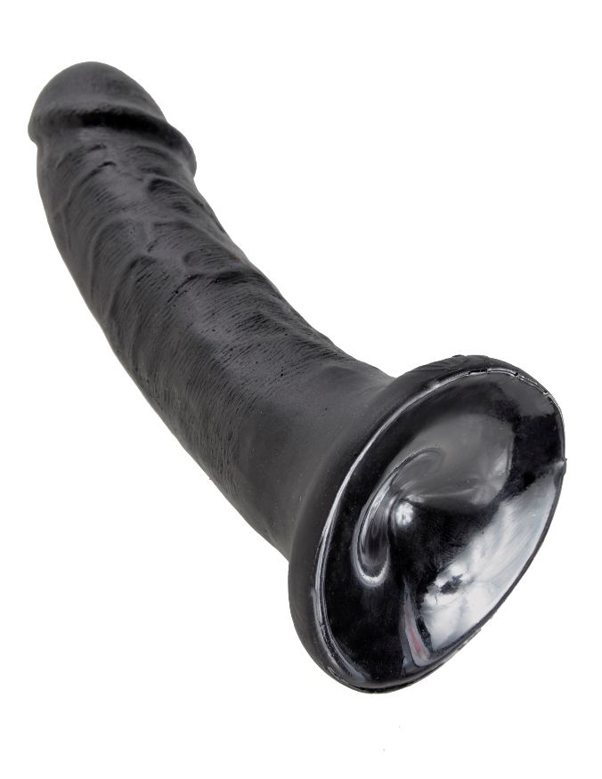 Do you want your first dildo to look and feel just like the ... King Cock - Cock 6″ - Black photo-3
