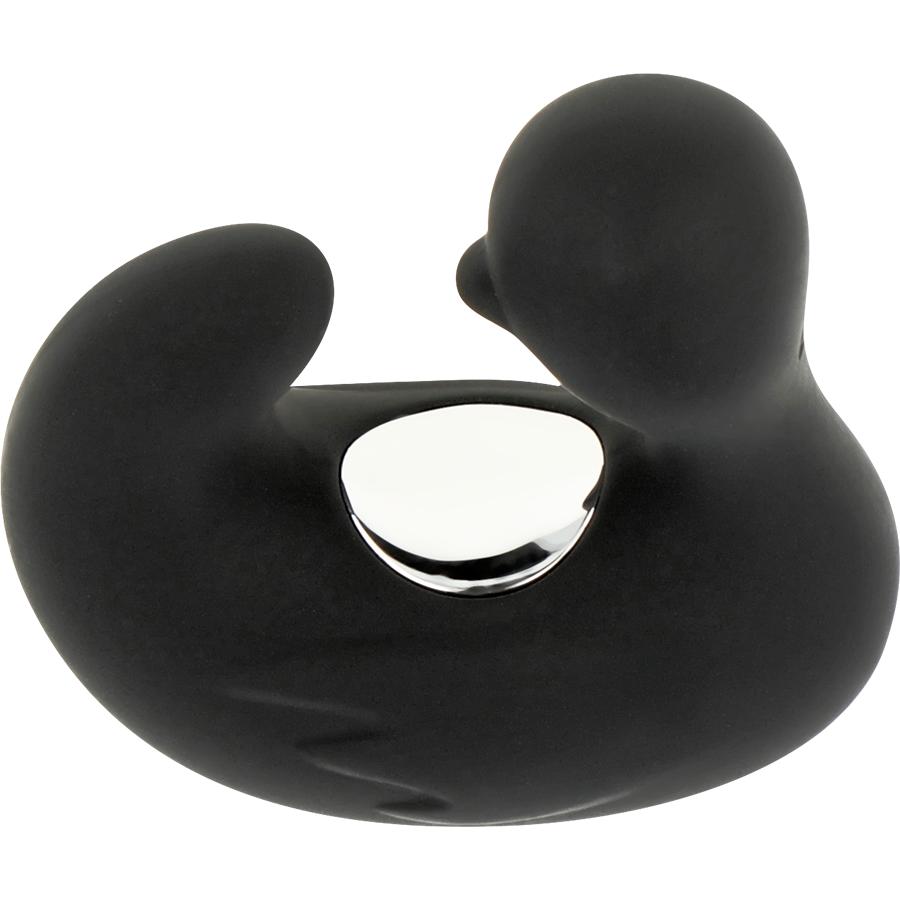 Discover a new revolution! Ducky is an unparalleled power st... Black&Silver - Duckymania Vibrator - Black photo-4