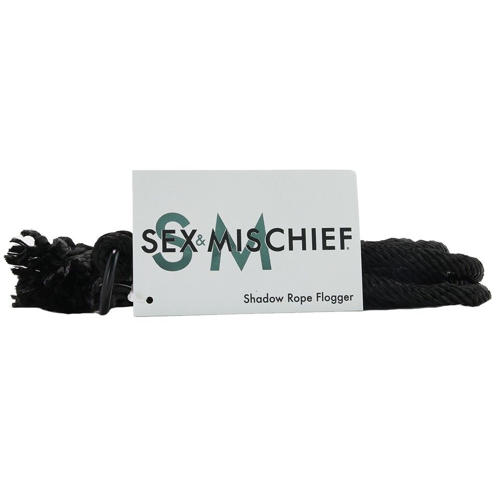S&M - Shadow Rope Flogger - Black photo-6