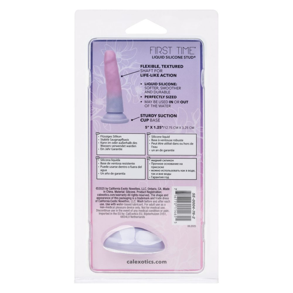 CEN - First Time Ombre Stud Dildo - Pink/Purple photo-10