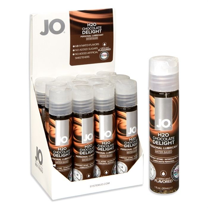 The JO® H2O FLAVORED COLLECTION offers a flavorful array of ... System Jo - Jo H2O Chocolate Lubricant Water Based - 30ml photo-2