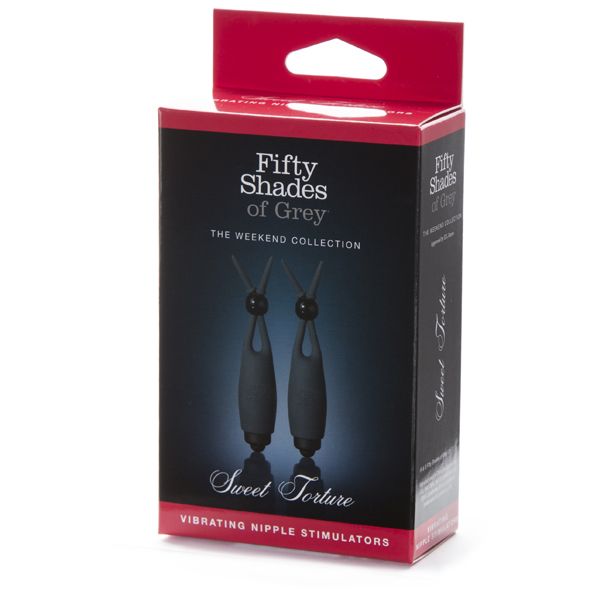 Gentle sensation becomes body-trembling titillation with Swe... Fifty Shades of Grey - Vibrating Nipple Clamps - Black photo-8