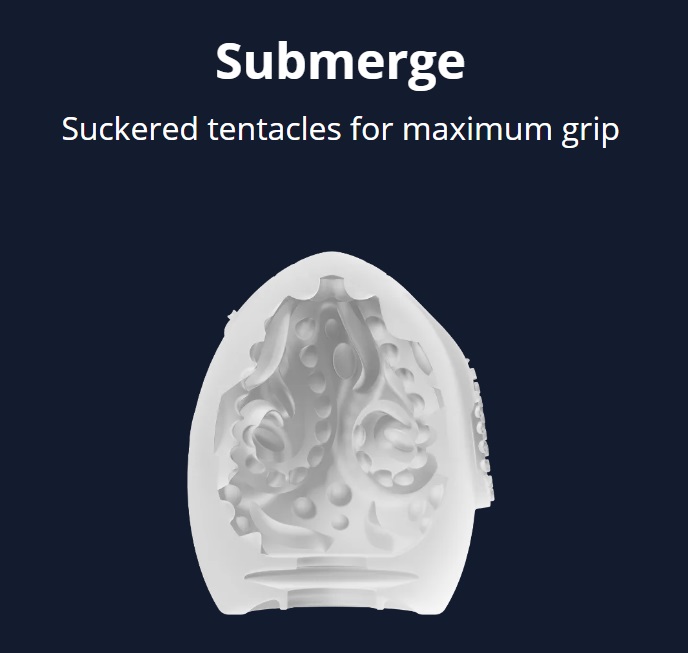 Experience six unique internal textures for different sensat... Lovense - Kraken 6-pack Egg Masturbator photo-4