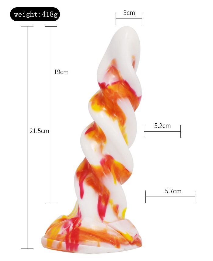 Norse Mythology - Goddess Hela anal dildo, softness, wear-re... FAAK - Goddess Hela Anal Plug - Black/White photo-13