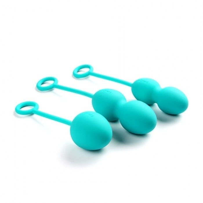 SVAKOM Nova Ben Wa Balls are made of silicone which is 100% ... SVAKOM - Nova Balls - Green photo-2