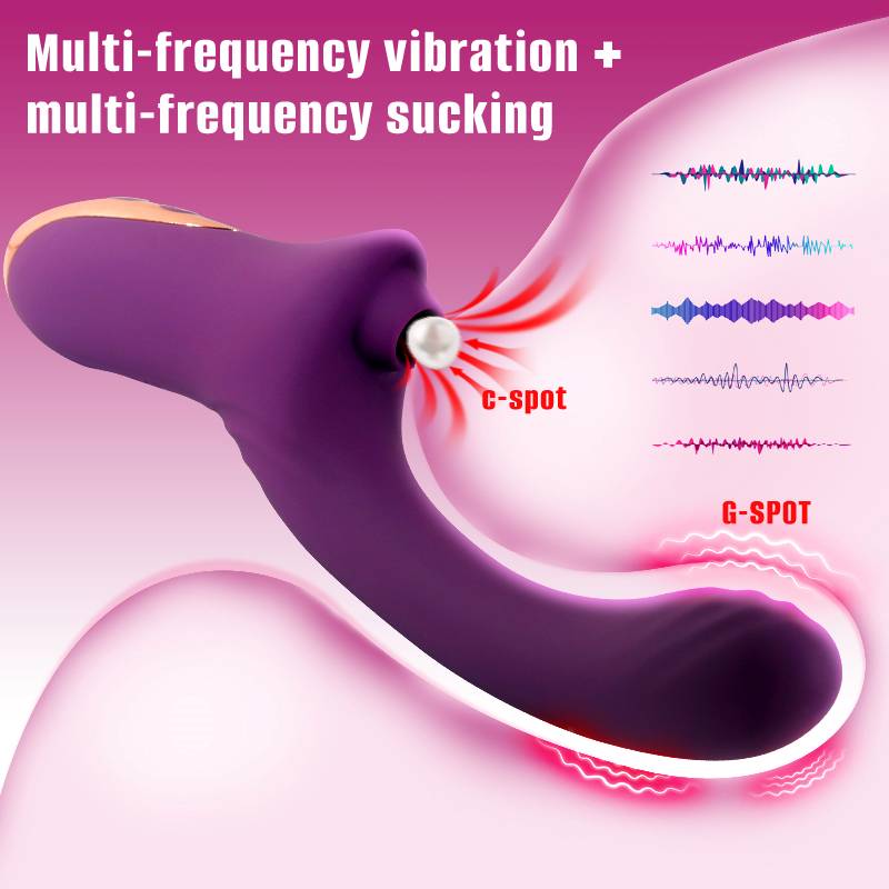 Secwell - Magic Sucking Vibrator - Purple photo-4