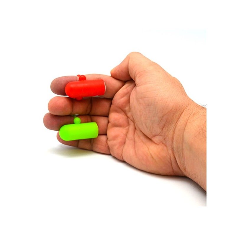 Two unique, innovative, powerful, top quality finger vibrato... Feelztoys - Mycero - Red/Green photo-4