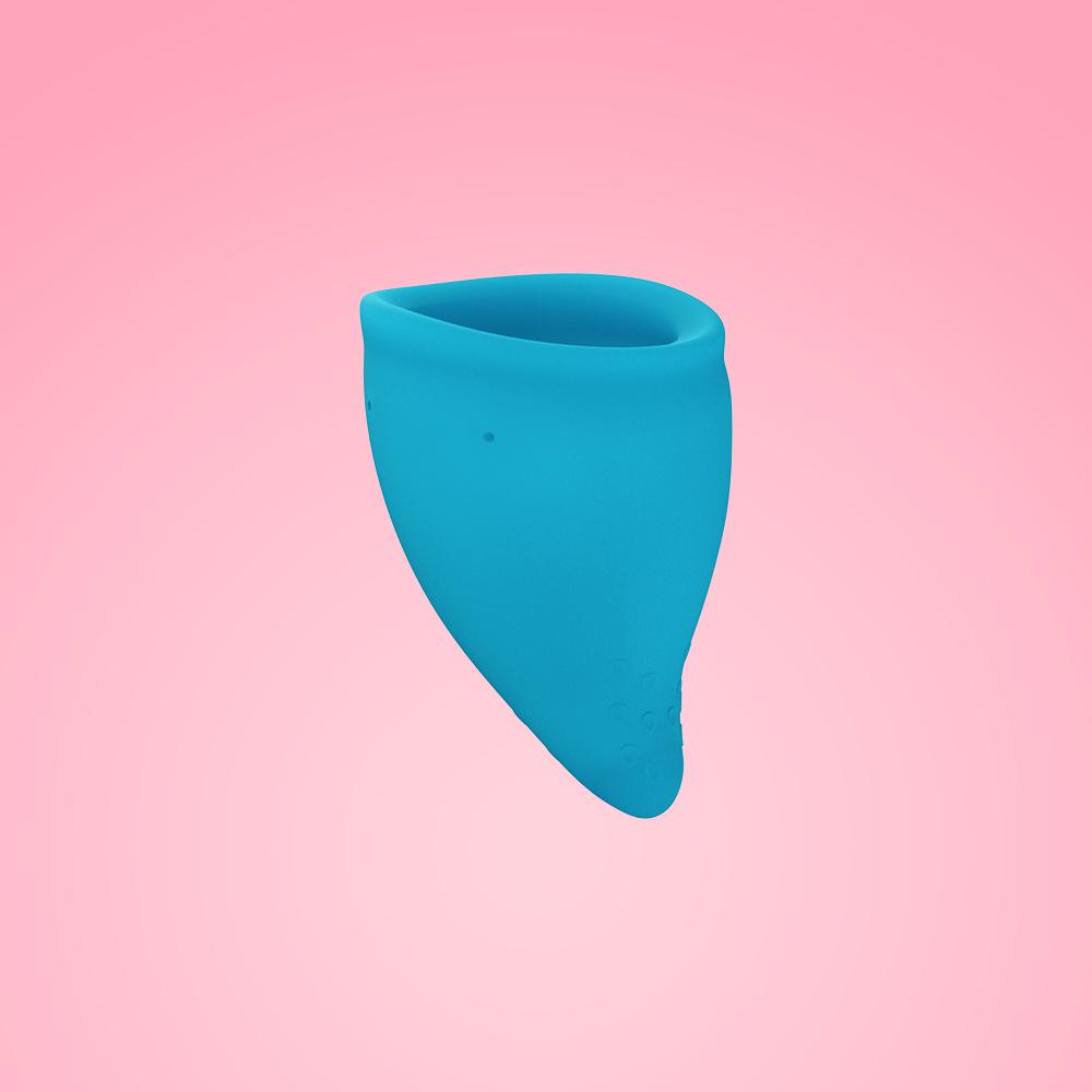 Never make a late-night tampon run again! The reusable FUN C... Fun Factory - Fun Cup A - Turquoise photo-3