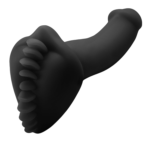Shagger is a newest dildo base stimulation cover! Inspired b... Banana Pants - Shagger Strap-On Cushionr - Black photo-5