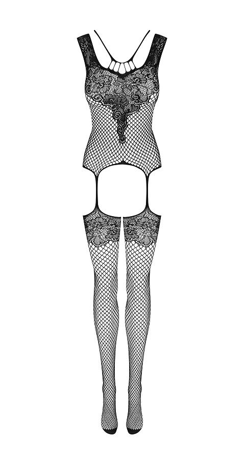 Obsessive - Bodystocking F229 - Black - S/M/L photo-7