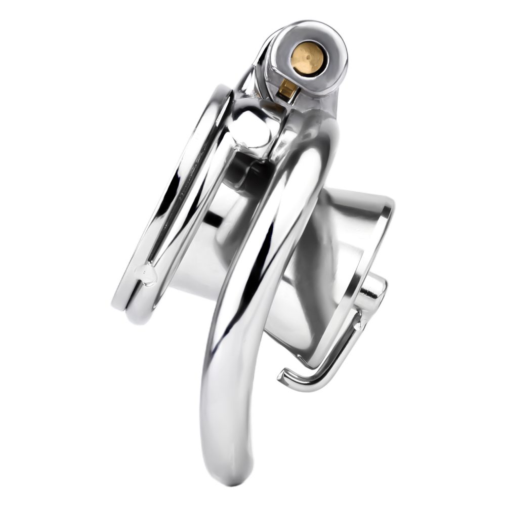 Material:304 Stainless steel
Cage length: 45mm
Cage high: 43... FAAK - Lily Flower Chastity Cage 45mm photo-4