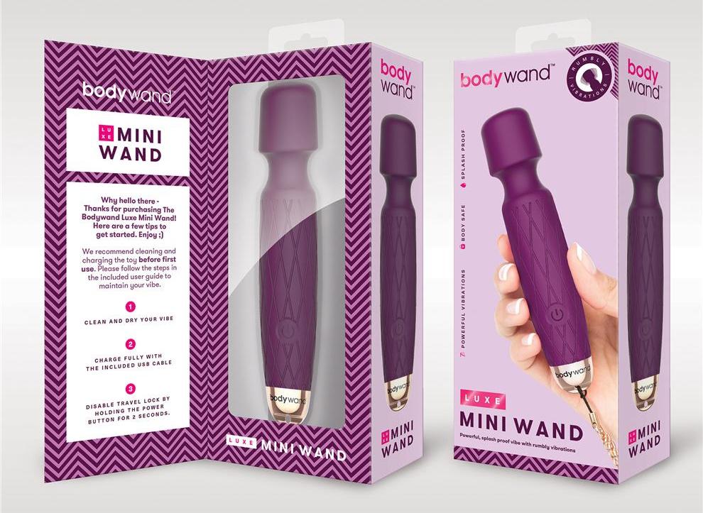 Introducing the Bodywand Luxe Mini Wand, a small yet powerfu... Bodywand - Luxe Mini USB - Purple photo-5