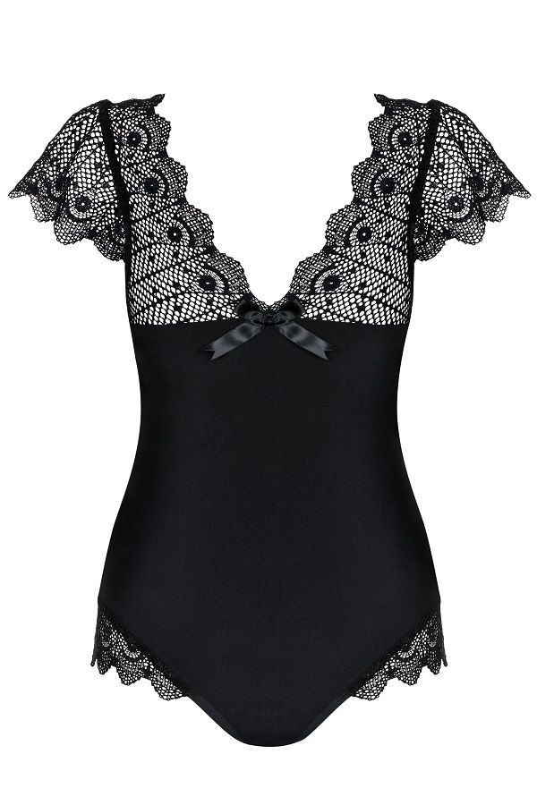 Gorgeously adorned body, feminine details and sexy, exposed ... Obsessive - Moketta teddy - L/XL photo-8