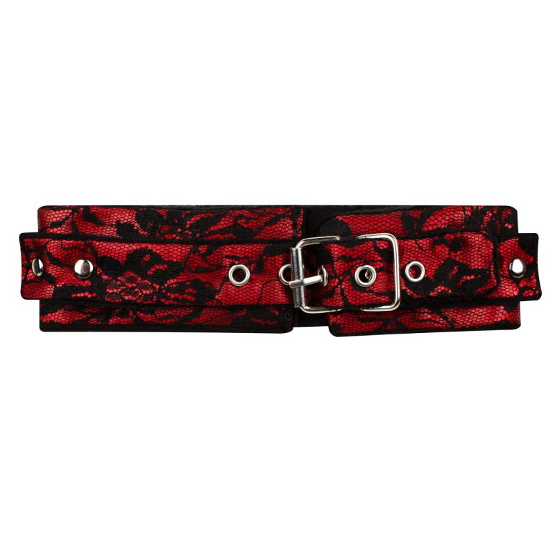 Bedroom Fantasies - Lace Look SM Set 8pcs - Red photo-5