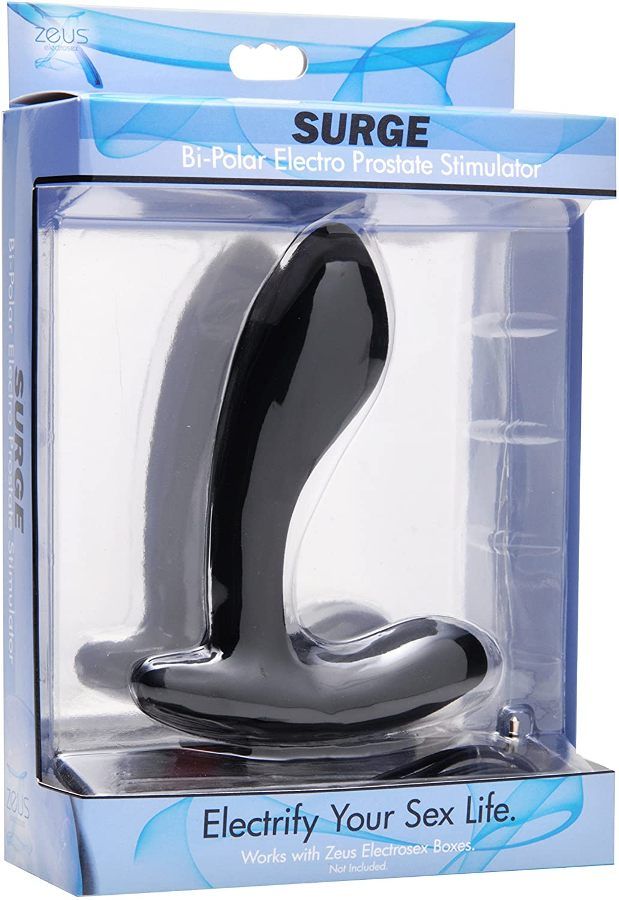 Zeus Electrosex - 正负极前列腺电激仪 - 黑色 照片-3