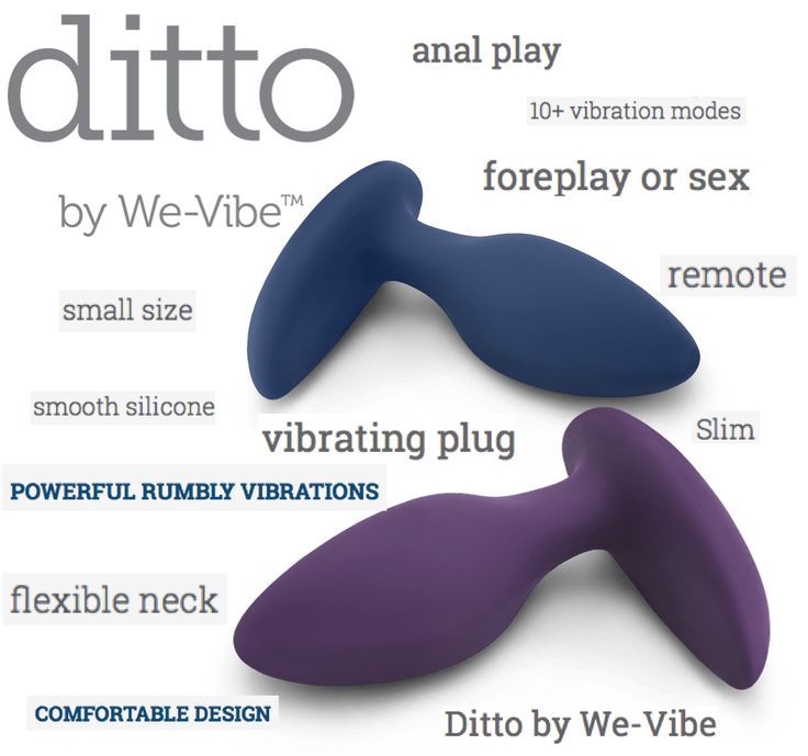 We-Vibe™ 的 Ditto 遥距后庭震动器是一款男女通用的后庭震动器,适用于肛门探索新手,即插... We-Vibe - Ditto 遥距后庭震动器 - 紫色 照片-24