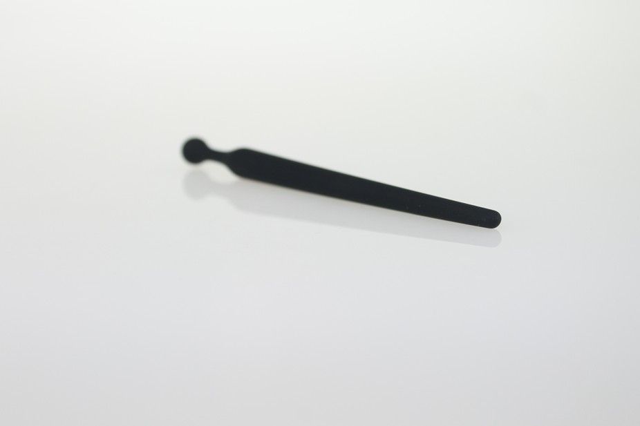 MT - Silicone Urethral Sound 100mm - Black photo-6