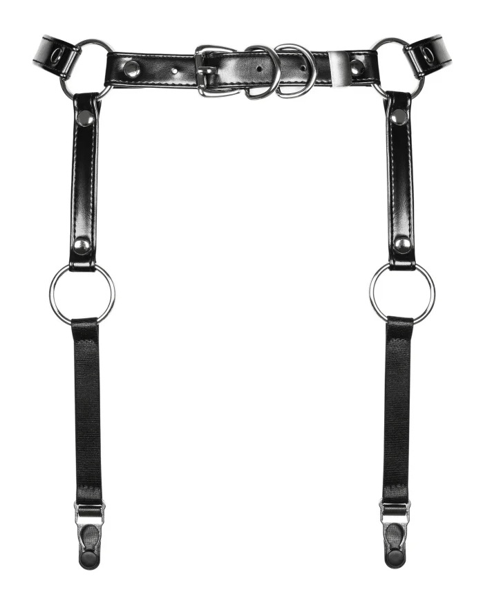 Obsessive - A741 Garter Belt - Black photo-8